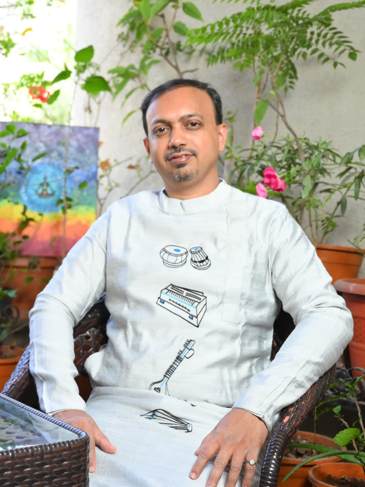 Santosh Ghatpande, founder of Anahat Music Therapy